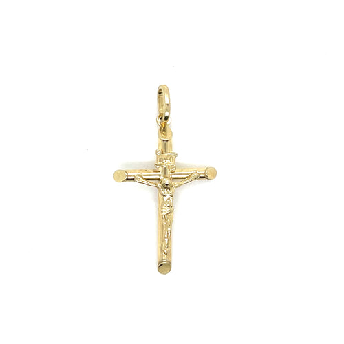 10k Gold Crucifix Pendant