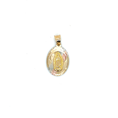 10k Gold Our Lady of Guadalupe Pendant