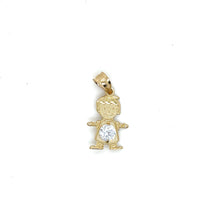 Load image into Gallery viewer, 10k Gold Boy BirthStone Pendant