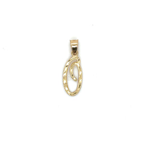 10k Gold Letter O