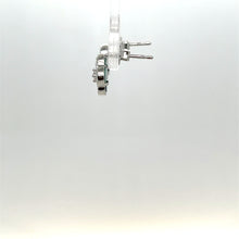 Load image into Gallery viewer, Sterling Silver Green VCA Earrings
