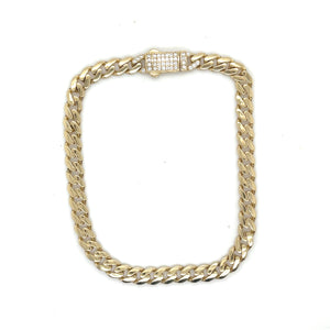 14k Gold Cuban Curb Bracelet