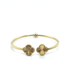 Load image into Gallery viewer, 14k Gold Clover Bracelet