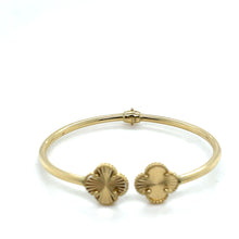 Load image into Gallery viewer, 14k Gold Clover Bracelet