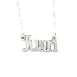 Sterling Silver Personalized Name Necklace