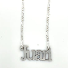 Load image into Gallery viewer, Sterling Silver Personalized Name Necklace