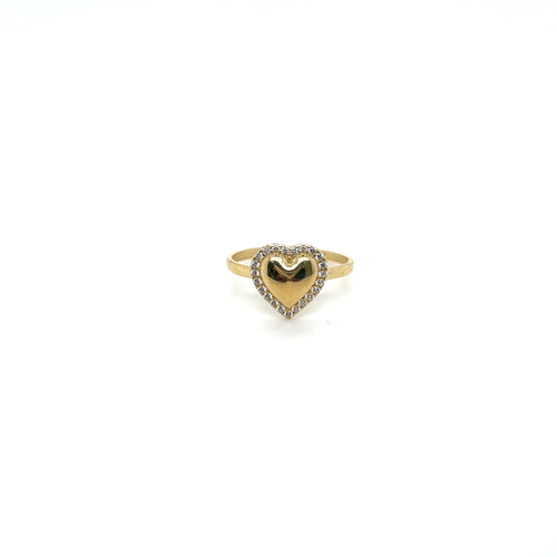 14k Gold Heart Ring