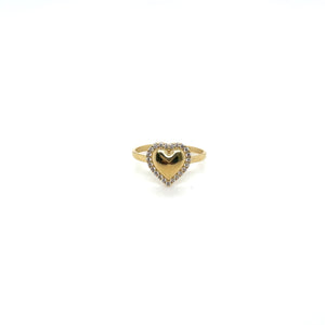 14k Gold Heart Ring
