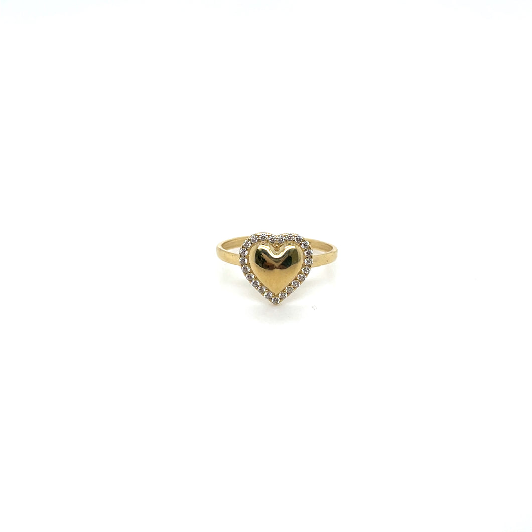 14k Gold Heart Ring