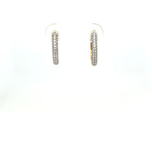 Load image into Gallery viewer, 14k Gold Oval Huggies