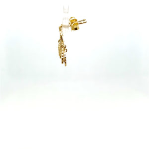 14k Gold Dream Catcher Studs