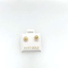 Load image into Gallery viewer, 14k Gold Half Ball Studs
