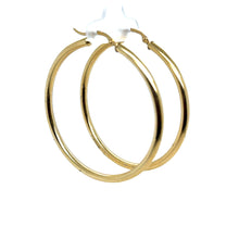 Load image into Gallery viewer, 14k Gold Medium Size Hoops .