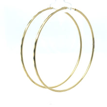 Load image into Gallery viewer, 14k Gold Large Hoops .