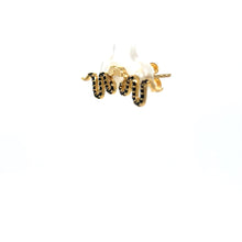 Load image into Gallery viewer, 14k Gold Snake Studs