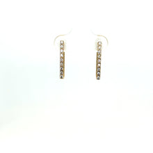 Load image into Gallery viewer, 14k Gold Square Earrings.