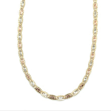Load image into Gallery viewer, 14k Tri Gold Valentino 2.2mm Chain .