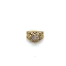 Load image into Gallery viewer, 10k Gold Heart Bow Ring .