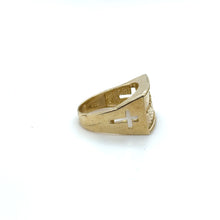 Load image into Gallery viewer, 10k Gold Last Dinner Ring .