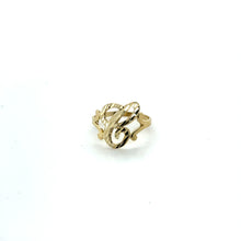 Load image into Gallery viewer, 10K Gold Cursive Initial Ring .