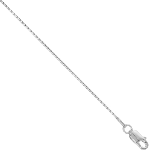 Sterling Silver 0.9mm Very Thin Snake Chain