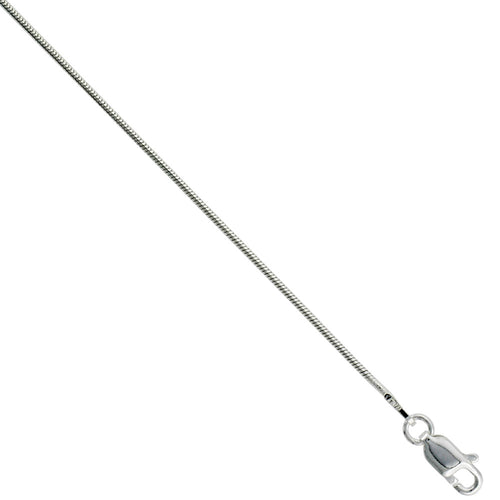 Sterling Silver 1mm 16' Snake Chain