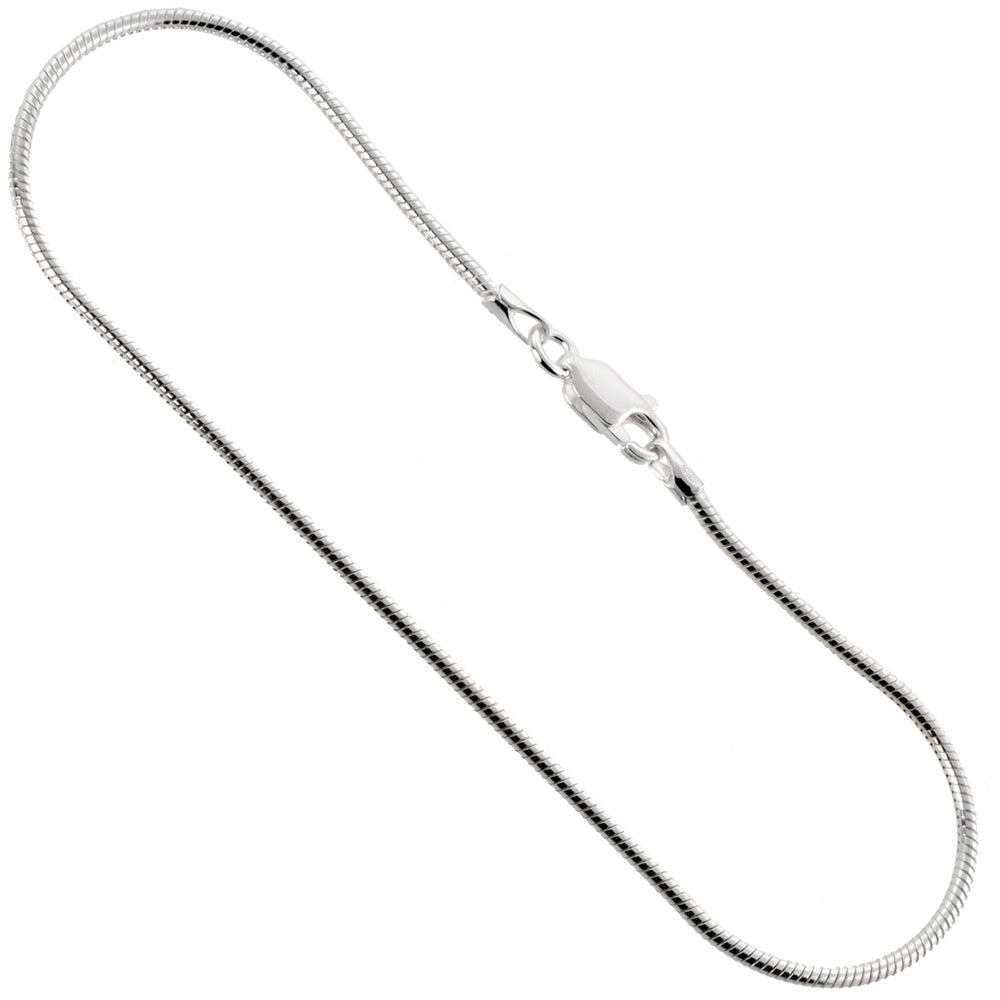 Sterling Silver 1.5mm Snake Chain