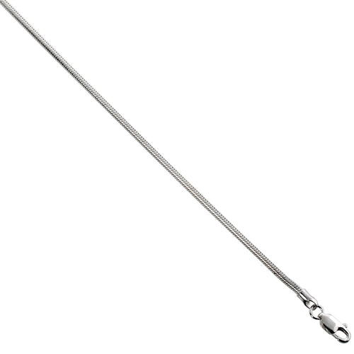 Sterling Silver 2mm Snake Chain / Bracelet