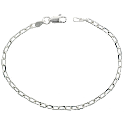 Sterling Silver Boston Link Chain / Bracelet