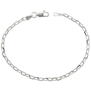 Sterling Silver Boston Link Chain / Bracelet