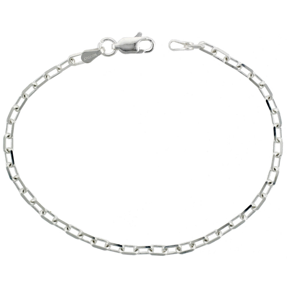 Sterling Silver Boston Link Chain / Bracelet