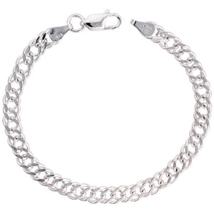 24' 5.5mm Sterling Silver Rombo Double Link Chain