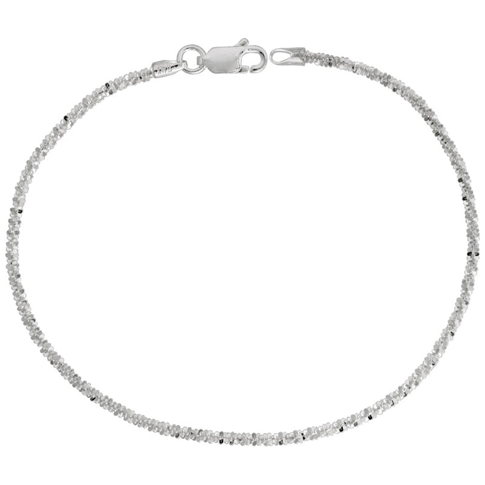 Sterling Silver 22' Sparkle Chain Necklaces