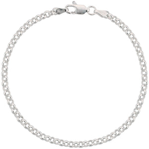 Sterling Silver Italian Rolo Chain Necklace / Bracelet 3.5mm