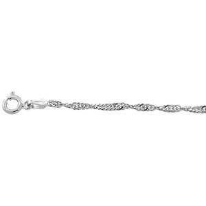 Sterling Silver 2.2mm Singapore Chain