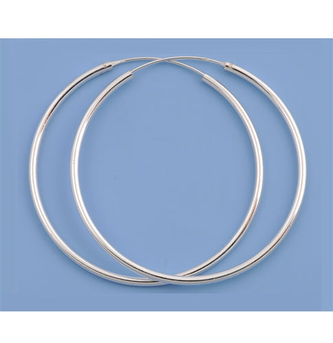 .925 Sterling Silver Hoops
