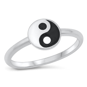 925 Sterling Silver Ying Yang Ring Grace s Jewelry