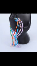 Load image into Gallery viewer, 12 pieces multicolor evil eye bracelet / Pulceras multicolor con ojo turco