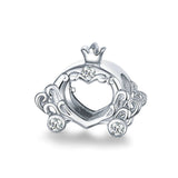 925 Sterling Silver Cute Pumpkin Car Charm